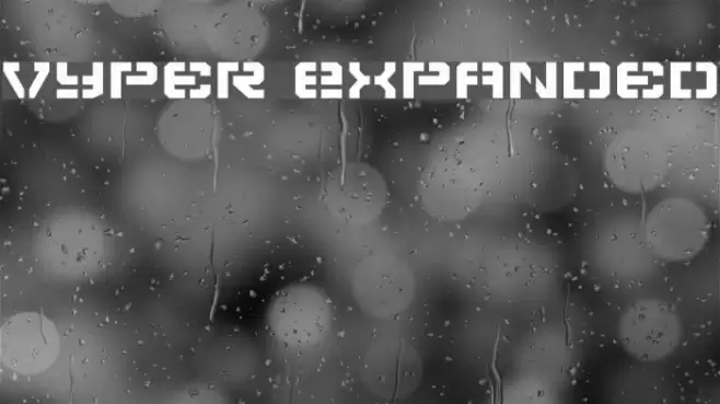 Vyper Expanded Font examples