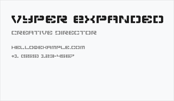 Vyper Expanded Business Card