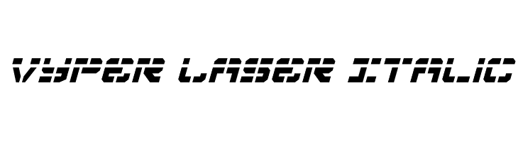 Vyper Laser Italic  baixar fontes gratis