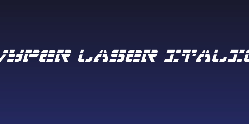 Vyper Laser Italic Social Header
