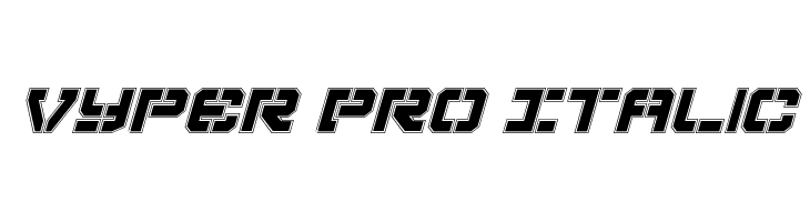 Vyper Pro Italic  Fuentes Gratis Descargar