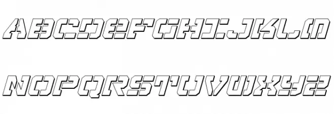 Vyper Shadow Italic خط أحرف كبيرة
