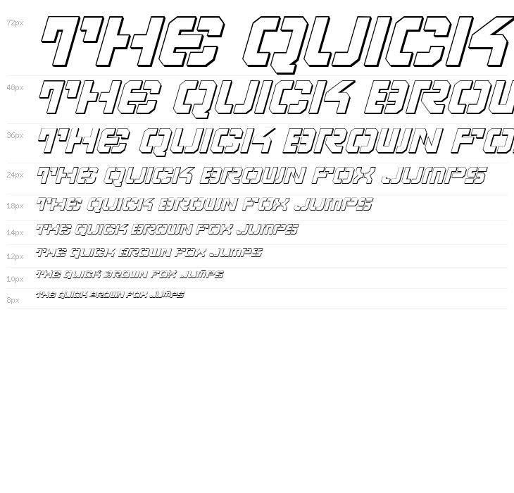 Vyper Shadow Italic Waterfall