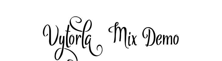 Vytorla Mix Demo फ़ॉन्ट
