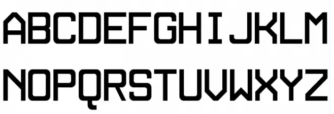 W3$iP Regular フォント 大文字