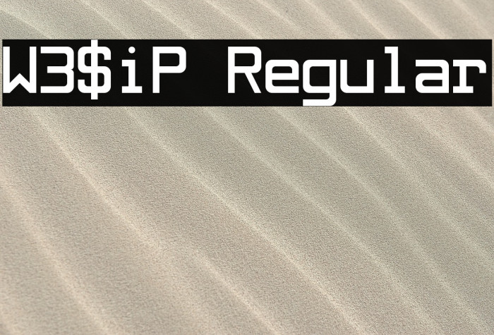 W3$iP Regular Example 1