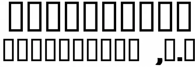 W.J. Pearce 213 Font OTHER CHARS