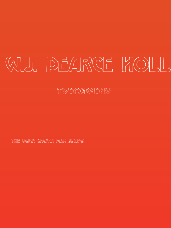 W.J. Pearce hollow Poster