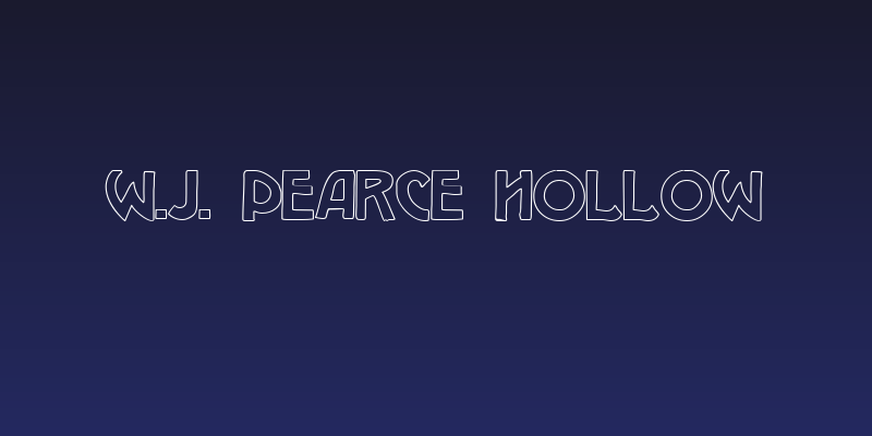 W.J. Pearce hollow Social Header