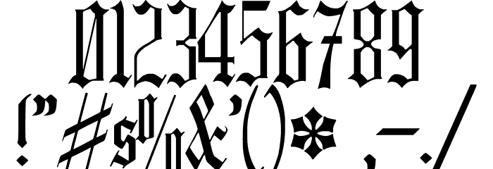 W_Hamann1907 字体 其它煤焦