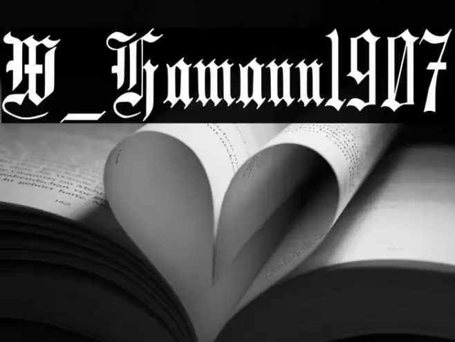 W_Hamann1907 خط examples