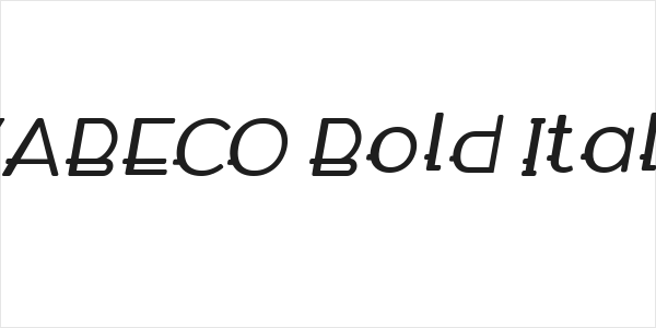 WABECO Bold Italic Logo