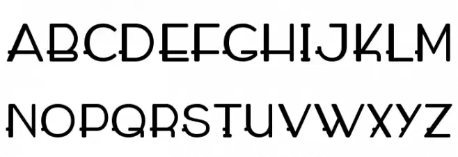 WABECO Bold Шрифта ВЕРХНИЙ