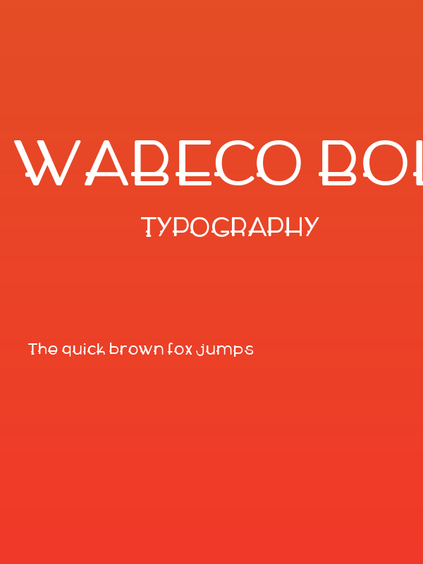 WABECO Bold Poster