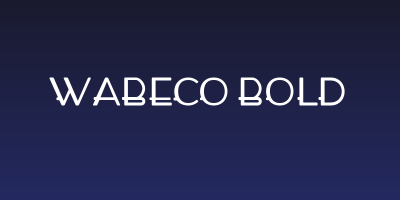 WABECO Bold Social Header