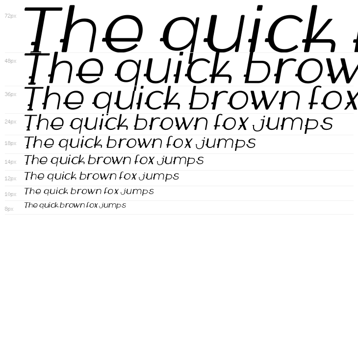 WABECO Italic Waterfall