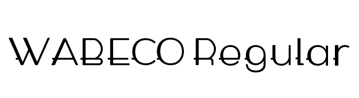 WABECO Regular Font