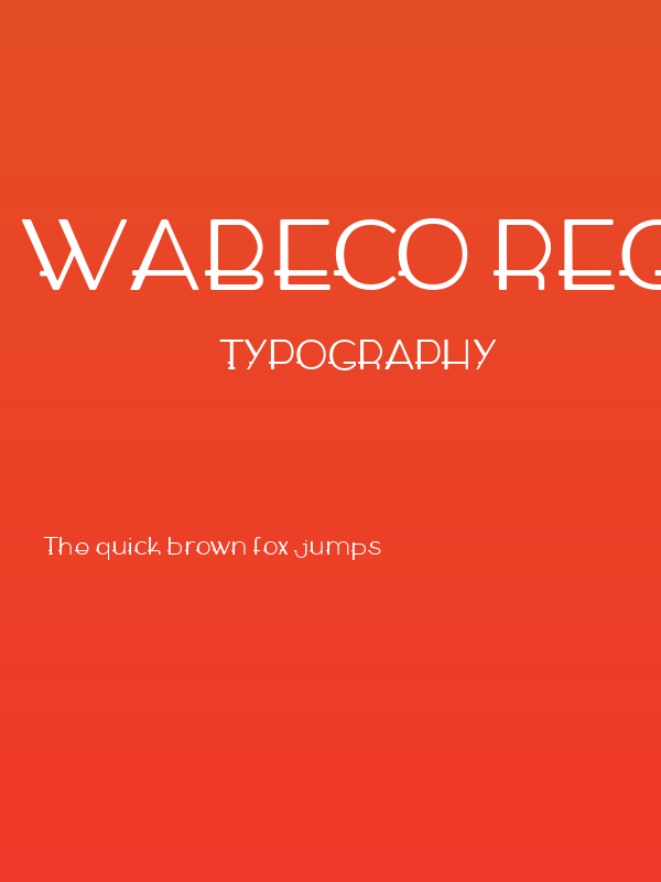 WABECO Regular Poster