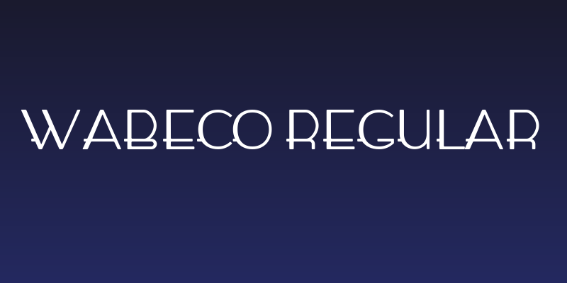 WABECO Regular Social Header