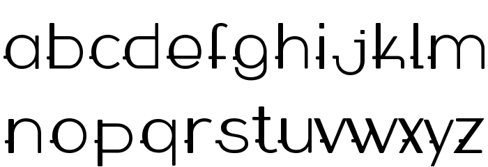 WABECO Regular Font LOWERCASE