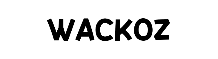 WACKOZ  Скачать бесплатные шрифты