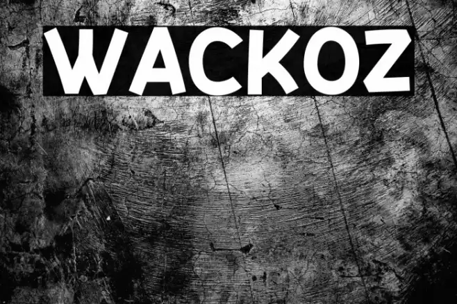WACKOZ Font examples