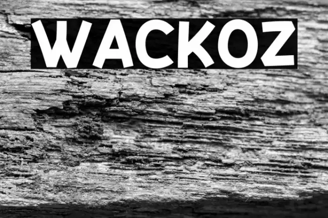 WACKOZ Font examples