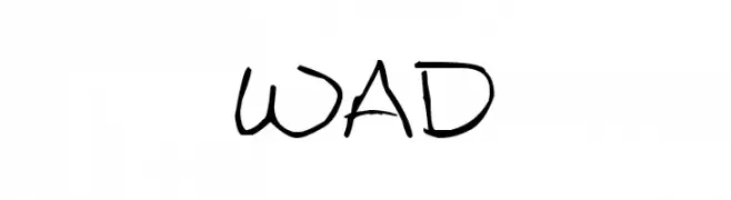 WAD  免费字体下载