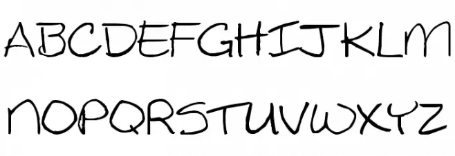 WAD Font Litere mari