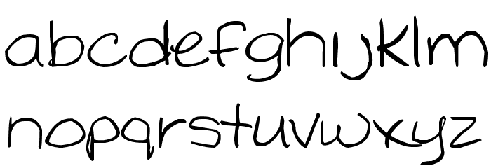 WAD Font LOWERCASE