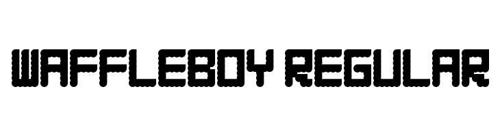 WAFFLEBOY Regular Font