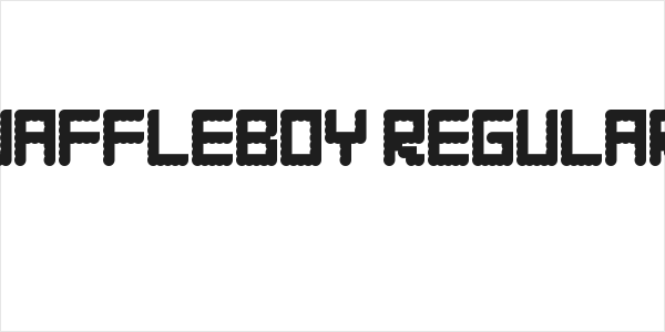 WAFFLEBOY Regular Logo