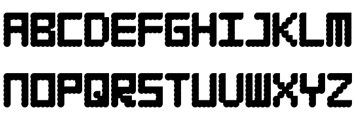 WAFFLEBOY Regular Font LOWERCASE