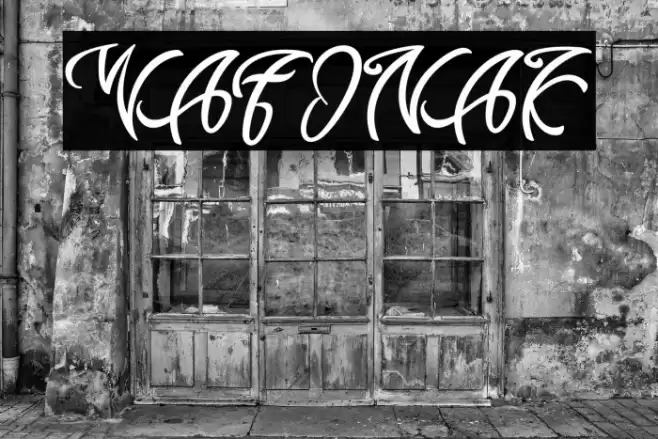 WAFONAK Font examples