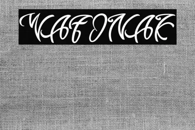 WAFONAK Font examples