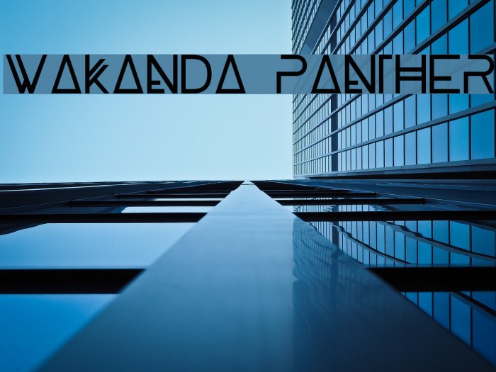 WAKANDA PANTHER Polices examples