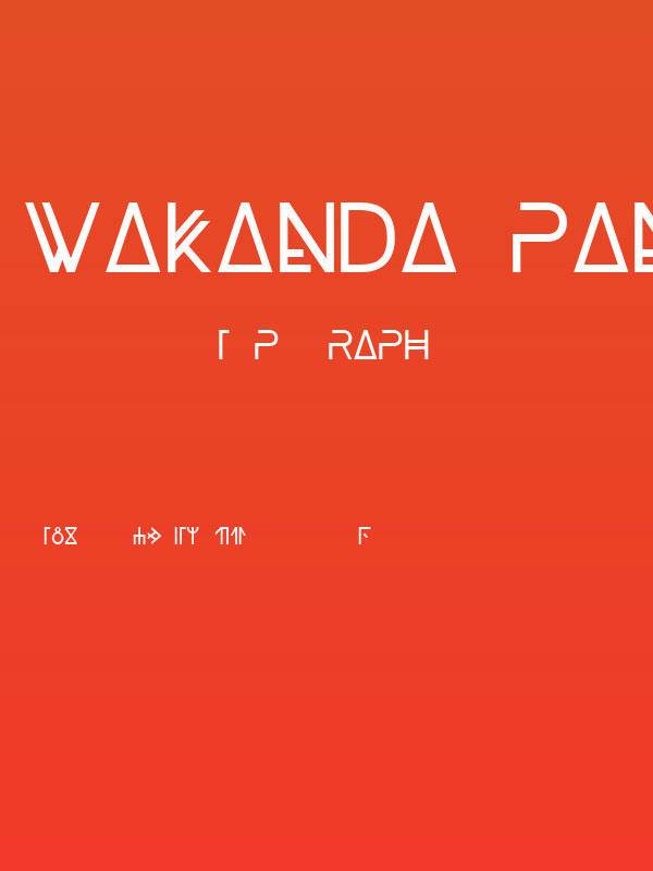 WAKANDA PANTHER Poster