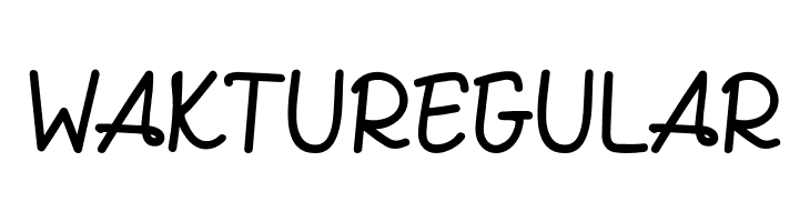 WAKTURegular  Frei Schriftart Herunterladen