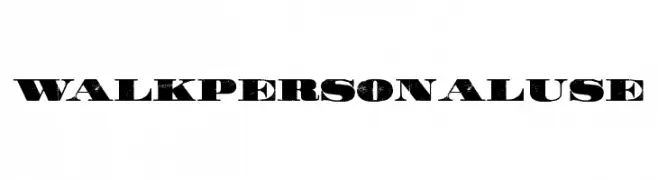 WALK Personal Use     Fuentes Gratis Descargar