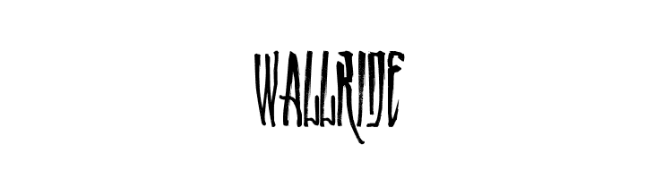 WALLRIDE Font