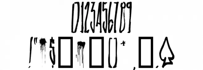 WALLRIDER Font OTHER CHARS