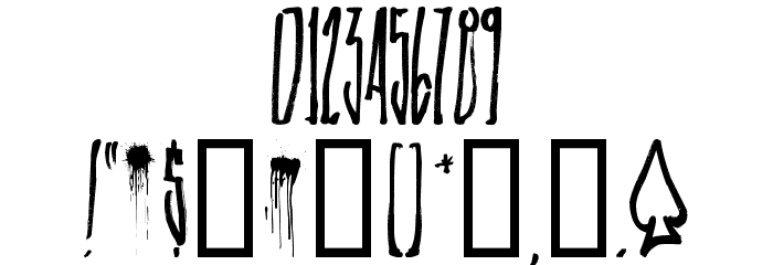 WALLRIDER Font OTHER CHARS