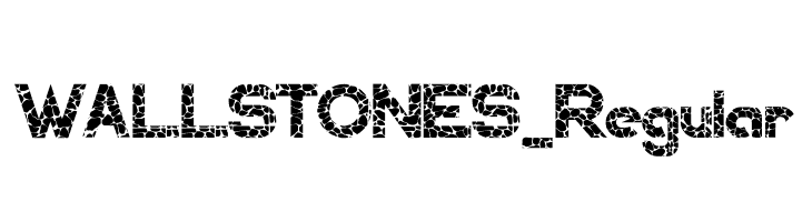 WALLSTONES-Regular 字体