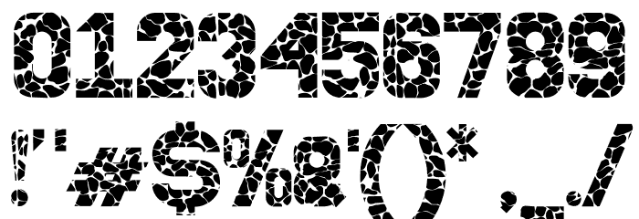 WALLSTONES-Regular Font OTHER CHARS