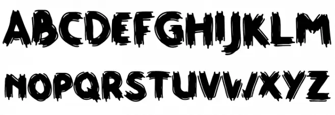WANDERISM フォント 大文字