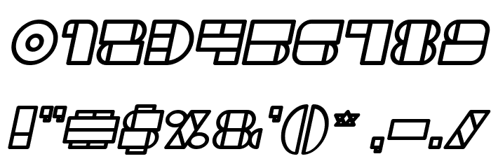 WAREHOUSE PROJECT Bold Italic Font OTHER CHARS