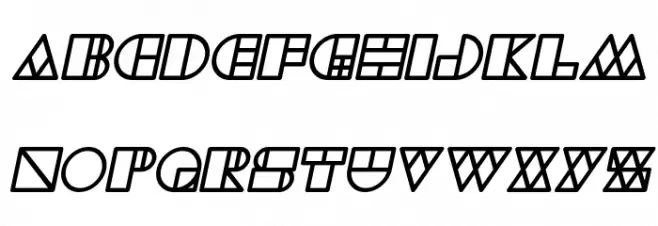 WAREHOUSE PROJECT Bold Italic Polices MAJUSCULES