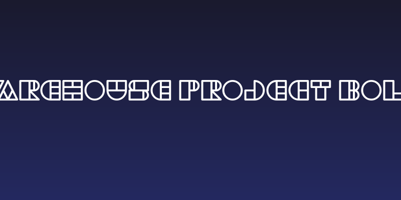 WAREHOUSE PROJECT Bold Social Header