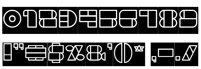 WAREHOUSE PROJECT-Inverse Font OTHER CHARS