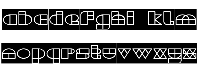 WAREHOUSE PROJECT-Inverse Font LOWERCASE